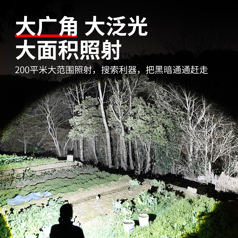 超亮强光充电小型户外便携激光灯 kfan手电筒