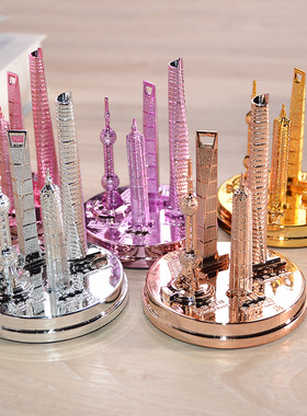 金融中心风建筑模型旅游纪念品