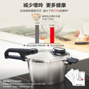 德国菲仕乐fissler皇家璀璨高速快锅压力锅高压锅燃气电磁炉家用