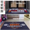 Gym iron hall welcomes you to the entrance carpet with custom logo and shop door non-slip floor mats with custom foot mats