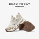 BeauToday thick-soled dad shoes running shoes