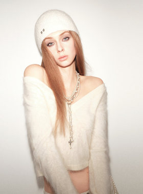 tokokkino 26春夏新款轻型珍珠蝴蝶花珍珠长项链精致叠戴项链