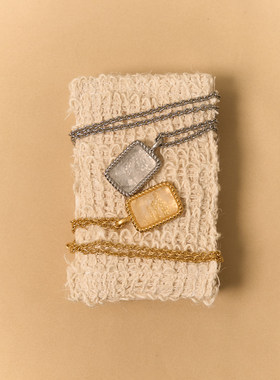 SOULHUG原创设计复古方糖项链