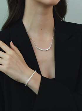 QuriouStone 26春夏新款 蛇骨微笑链高级感百搭锁骨链女M星店