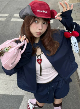 tokokkino复古爱心长款项链