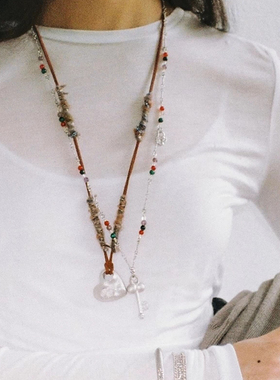 钥匙串珠项链2026新款百搭