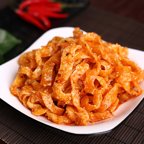 正宗陕西凉皮牛筋面麻辣面皮方便速食加热即食凉面特产小吃 - 图0