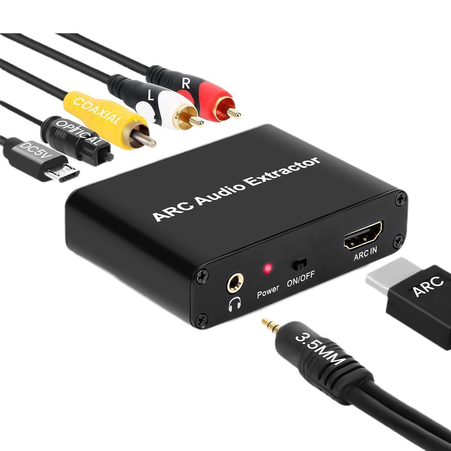 HDMI ARC音频回传转换器同轴eARC音频转换器智能电视机外接音响线,淘宝优惠券,粉丝福利购,淘宝优惠卷
