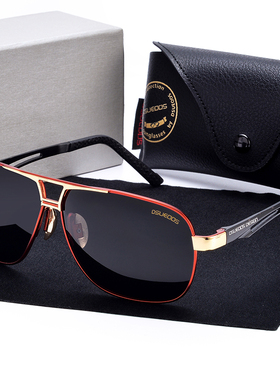 新款偏光潮女男士大框开车墨镜