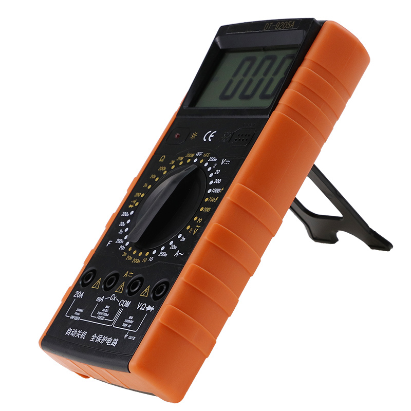 万用表DT-9205自动关机数字高精度智能防烧多功能电工家用万能表 - 图1