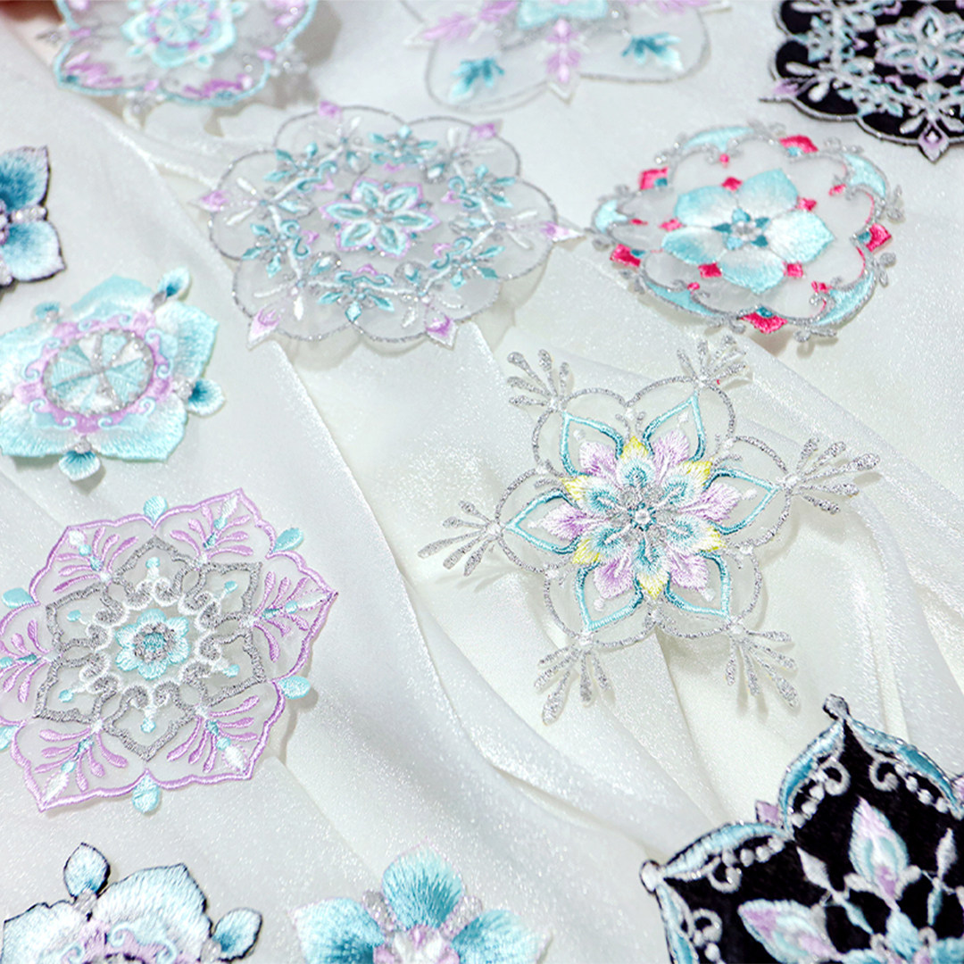 Tunan chemical fiber Hanfu Chinese style embroidery patch