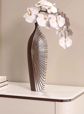 轻奢高级感壁龛花瓶玄关摆件