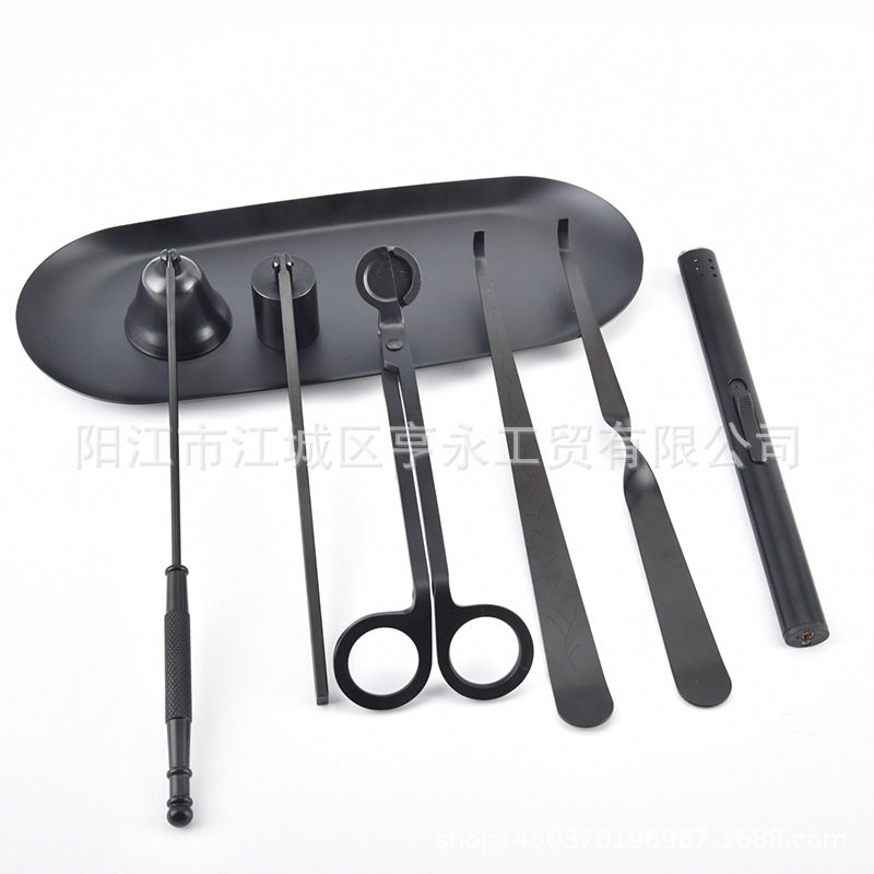 现货灭烛器工具五件套灭烛剪灭烛罩灭烛钩蜡烛灯芯剪香薰蜡烛工具,淘宝优惠券,粉丝福利购,淘宝优惠卷