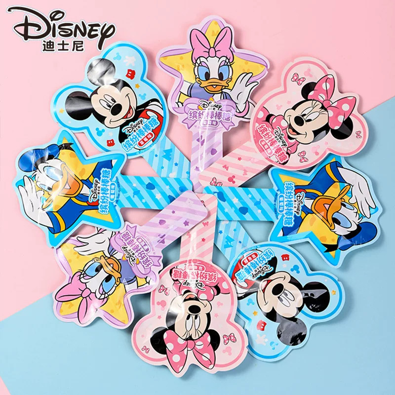 迪士尼缤纷棒棒糖果卡通米奇米妮草莓葡萄味硬糖喜糖伴手礼物零食,淘宝优惠券,粉丝福利购,淘宝优惠卷