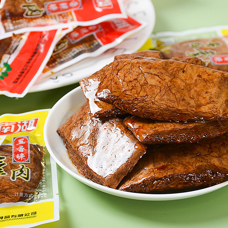 嘉兴特产南湖蛋白素肉500g手撕素肉豆干豆制品素食休闲零食,淘宝优惠券,粉丝福利购,淘宝优惠卷