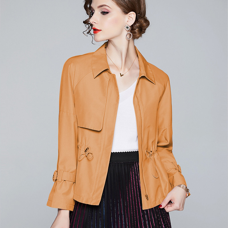 2022春秋新款女装休闲简约短外套 香衣丽橱短外套