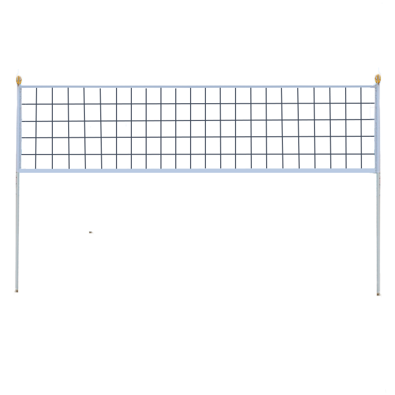 沙滩排球网架高档铁管加粗标准支架便携式气网柱室外比赛组合套装