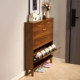 Ultra-thin shoe cabinet home door economical dump new style