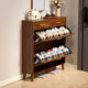 Ultra-thin shoe cabinet home door economical dump new style