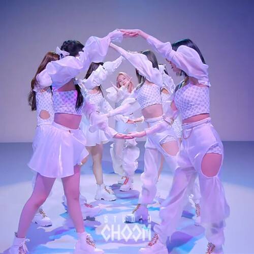 韩国女团NMIXX同款演出服爵士舞JAZZ打歌服韩舞表演舞台套装白色 - 图3