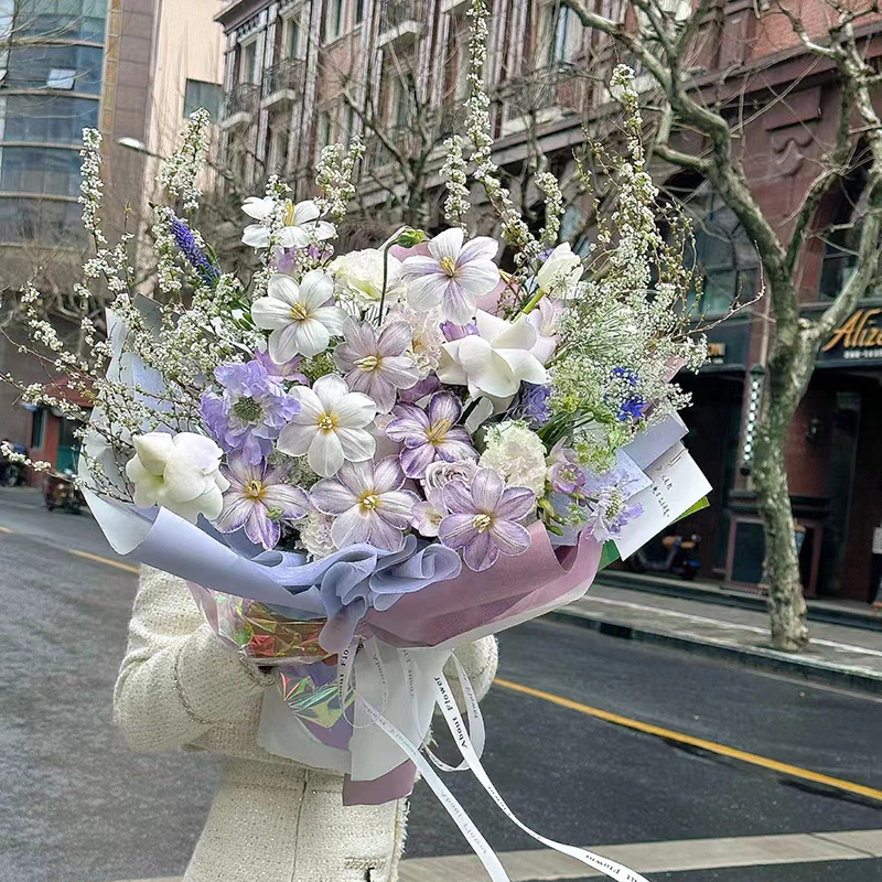 520情人节北京鲜花同城速递郁金香送女友闺蜜朋友妈妈生日纪念日