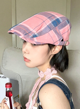 美式辣妹/春夏反戴前进帽