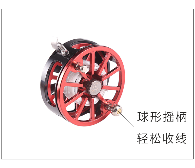千竹新款筏钓打窝轮活饵打窝轮活饵定层打窝器挂糠饼线千竹血滴子-图2