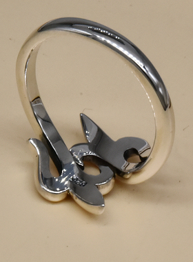 泰国男士开口纯银复古戒指