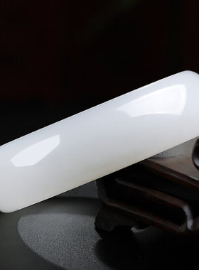 和田玉手镯白玉女款玉镯子平安镯多圈口可选联系在线客服