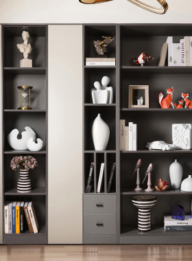 2023新款e酒柜装饰品摆件高档轻奢书房书柜客厅软装高端大气上档