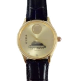 Кварцевые часы, циферблат для пожилых людей, швейцарские часы из нержавеющей стали, памятный ремень, для среднего возраста, из натуральной кожи, подарок на день рождения