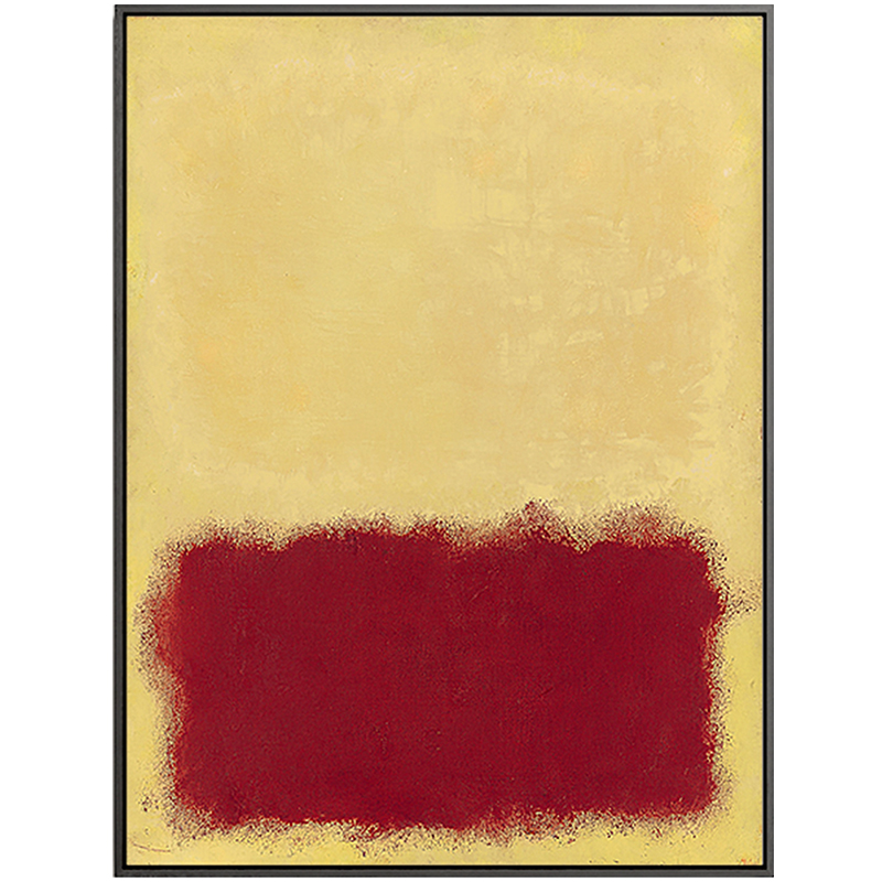 美国抽象艺术家Mark Rothko 罗斯科 创意竖版装饰画客厅挂画壁画 - 图3