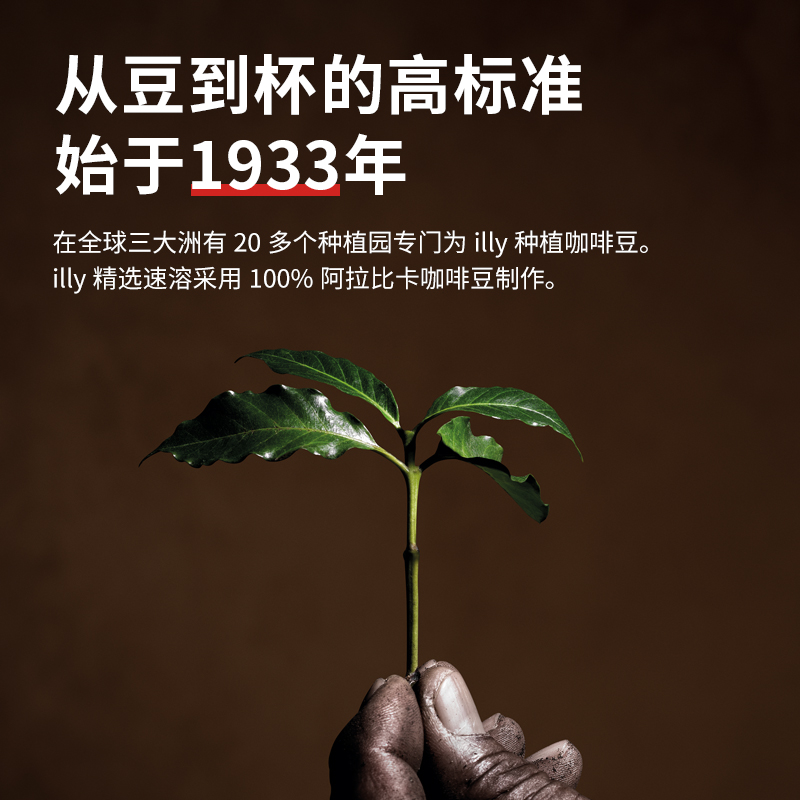 illy意利冻干速溶咖啡粉冰美式生椰拿铁无糖黑咖进口3g小银罐18颗