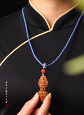 印度老山檀香金刚橛主怒相神金刚橛金刚杵吊坠项链钥匙扣降魔杵