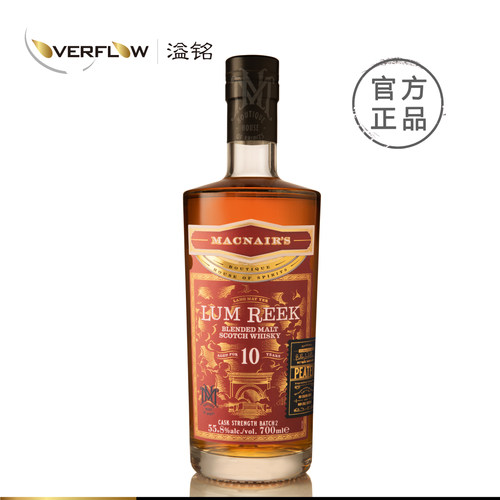 迈尔调和麦芽威士忌MACNAIR'S Lum Reek 10年桶强12年21年 - 图2
