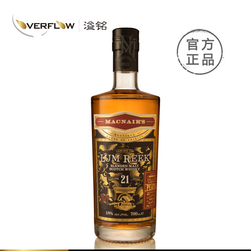 迈尔调和麦芽威士忌MACNAIR'S Lum Reek 10年桶强12年21年 - 图0