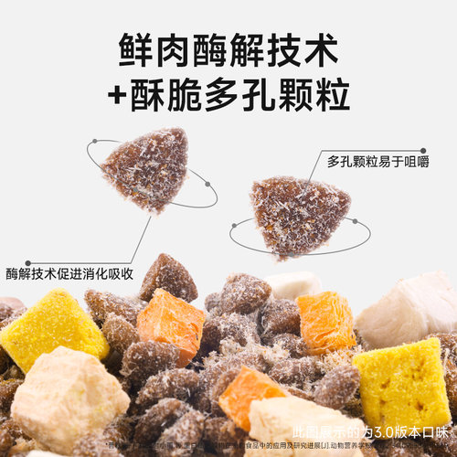 比熊专用冻干狗粮幼成犬白色眼周毛发护理营养天然狗粮奶糕4斤 - 图2