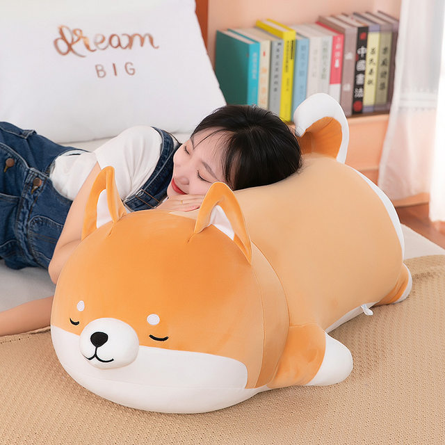 Cute Shiba Inu Girl Pillow Husky Plush Toy