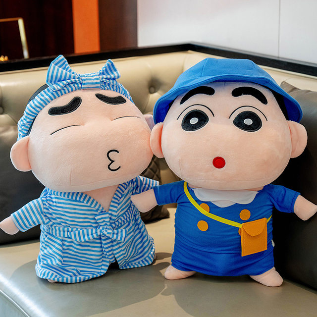 Large Crayon Shin-chan Doll Plush Toy Doll Sleeping Pillow Bed Doll Children's Birthday Gift Girls