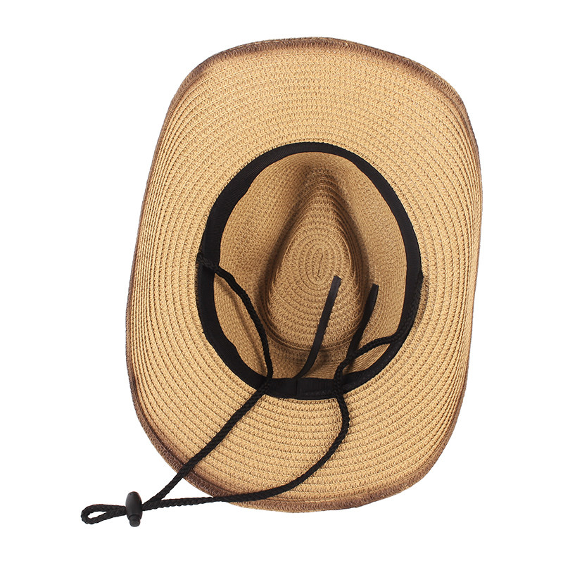 西部牛仔草帽夏季户外大檐遮阳帽沙滩旅游登山男女士防晒骑士帽子,淘宝优惠券,粉丝福利购,淘宝优惠卷