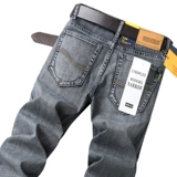 Осенние рабочие износостойкие джинсы, трендовый приталенный комбинезон, штаны, свободный прямой крой