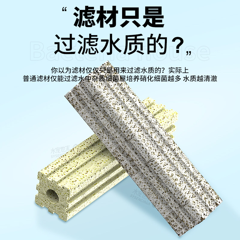细菌屋生化培菌滤材套装鱼缸滤缸周转箱鱼池水族过滤器专用通用,淘宝优惠券,粉丝福利购,淘宝优惠卷