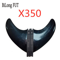 Nylon plus fiber surfboard tail fin X350 tail wave plate side fin fish plate small rear fin two sets