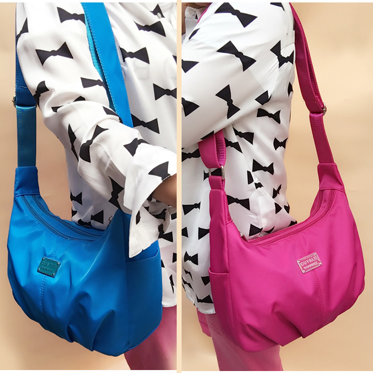 2024新款尼龙布斜挎包女时尚潮中年女包包韩版单肩帆布妈妈包百搭,淘宝优惠券,粉丝福利购,淘宝优惠卷