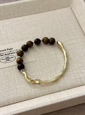 新中式斑点石虎眼手链