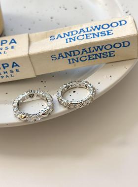 时尚轻奢镶锆爱心缠绕戒指女小众高级感冷淡风百搭可调节食指戒