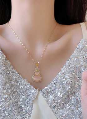 国风气质新中式精致爆款葫芦项链