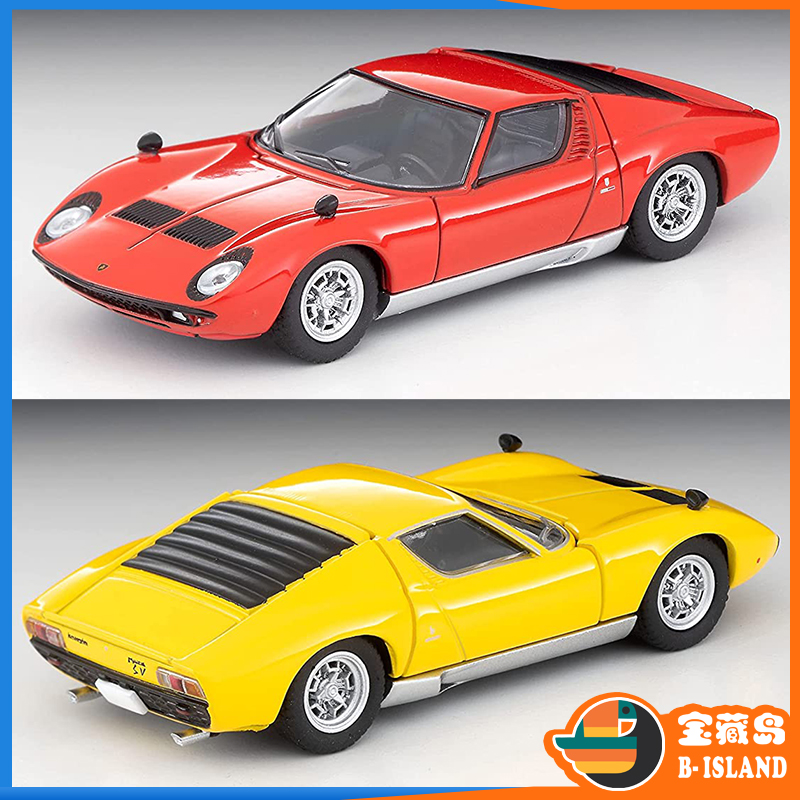 TOMYTEC合金车模型TLV 1:64兰博基尼Miura SV P400康塔什Countach - 图1