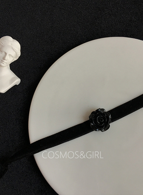 项链小花朵暗黑少女无扣绑带