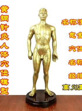 仿古风针灸铜人经络穴位模型